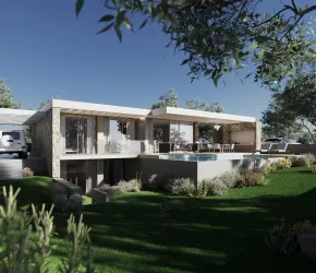 Complex of modern villas with panoramic views, Paphos