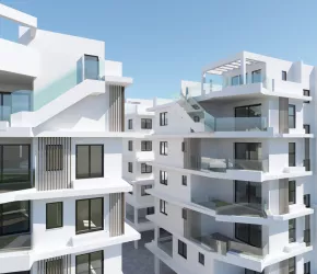 Blocks of apartments in the area of the new Marina, Larnaca