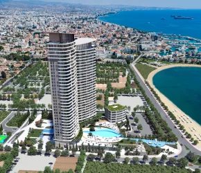 Residential tower on the first line, Limassol