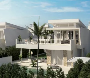 Complex of villas on the seafront in Pervolia, Larnaca